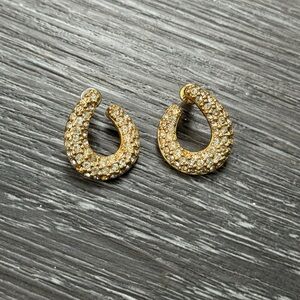 Napier Gold Tone Earrings